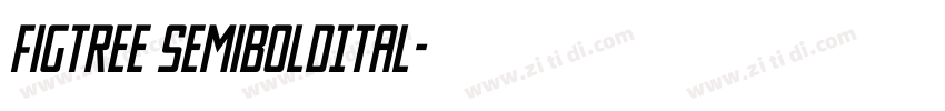 Figtree SemiBoldItal字体转换